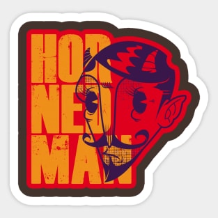 Horned Man Sticker